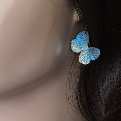 Handmade Titanium Butterfly Earrings